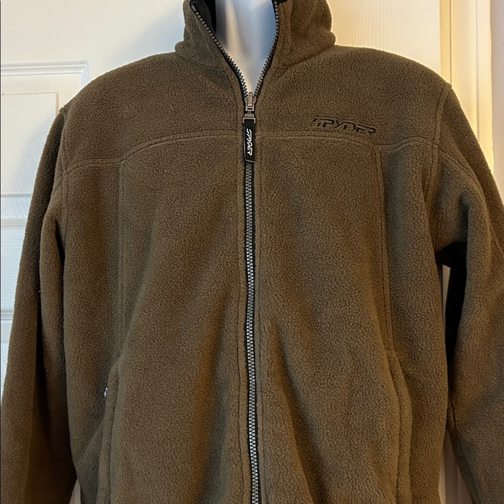 Spyder Brown Fleece Jacket
